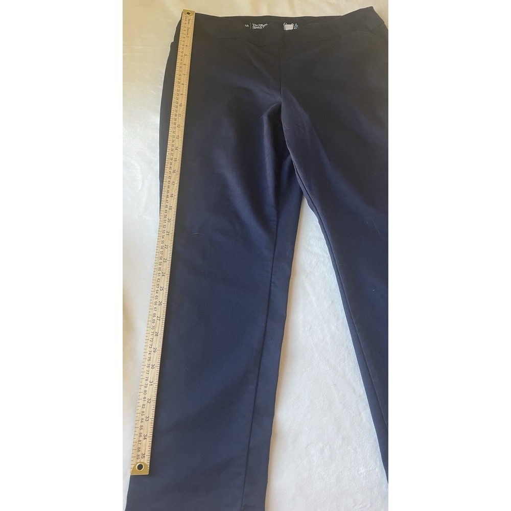Croft & Barrow The Effortless Look 16 Stretch Navy Blue Women's Pants - Picture 8 of 11